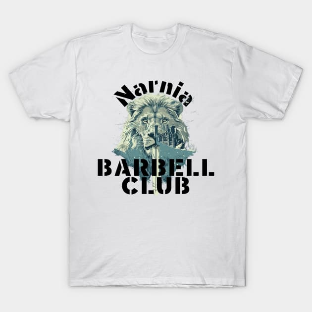 Narnia Barbell Club T-Shirt by ScottLeechShirts